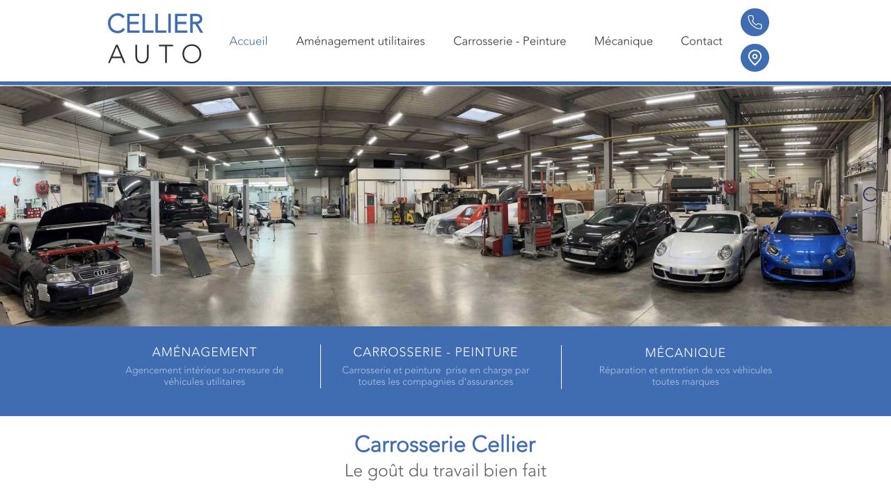 Capture du site de Cellier Auto