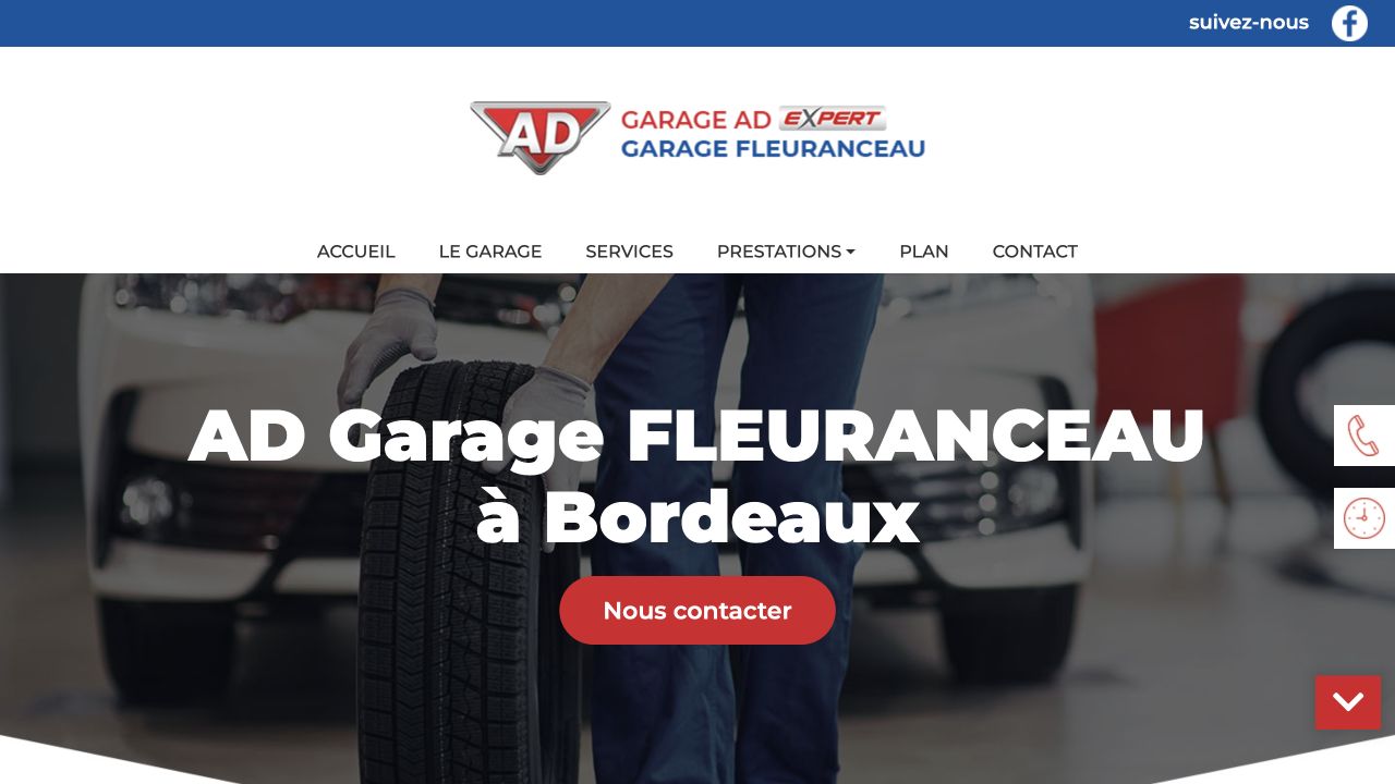 Capture du site de Garage Fleuranceau