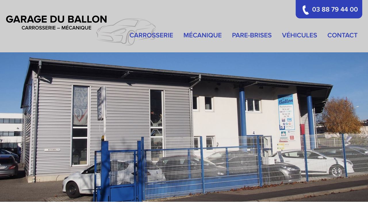 Capture du site de Garage du Ballon