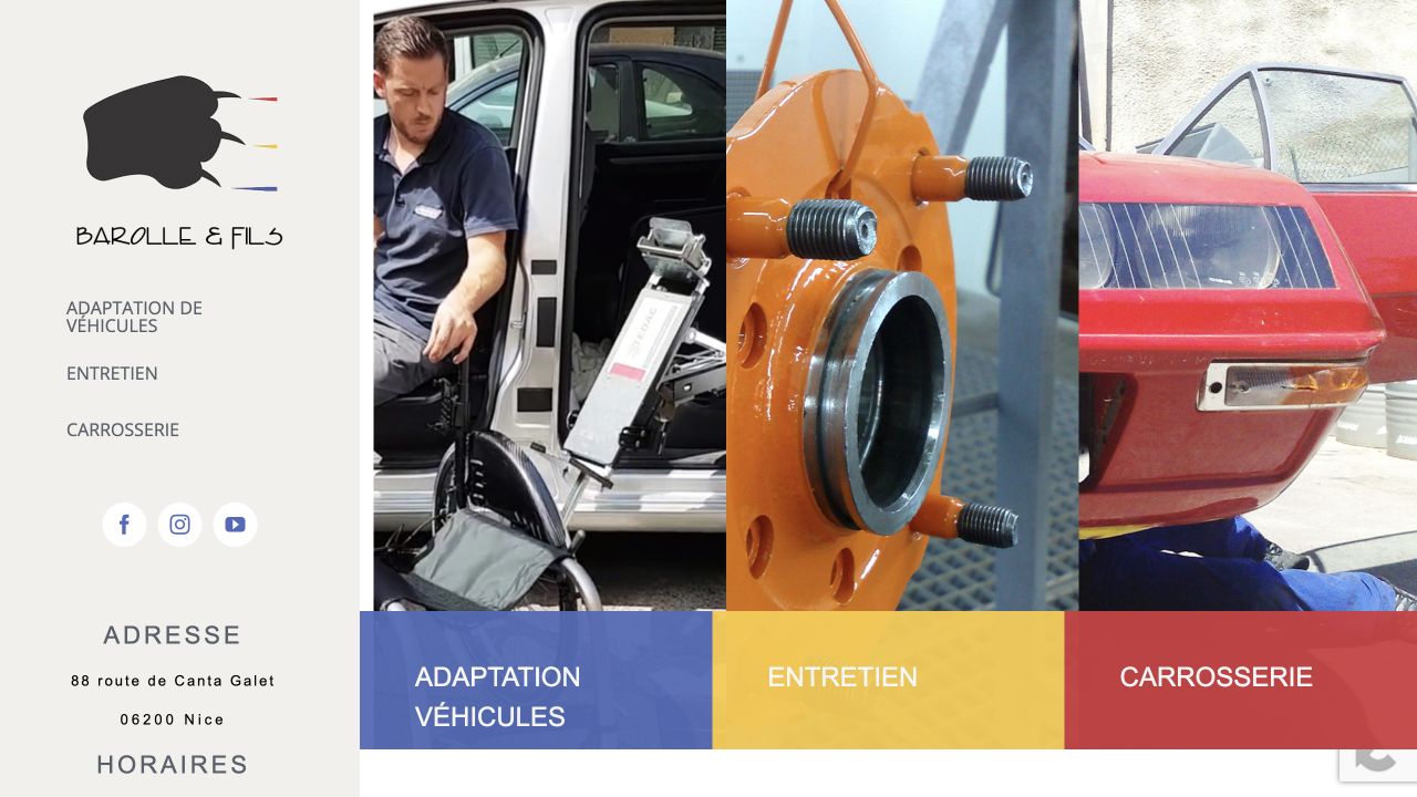 Capture du site de Garage Barolle et Fils