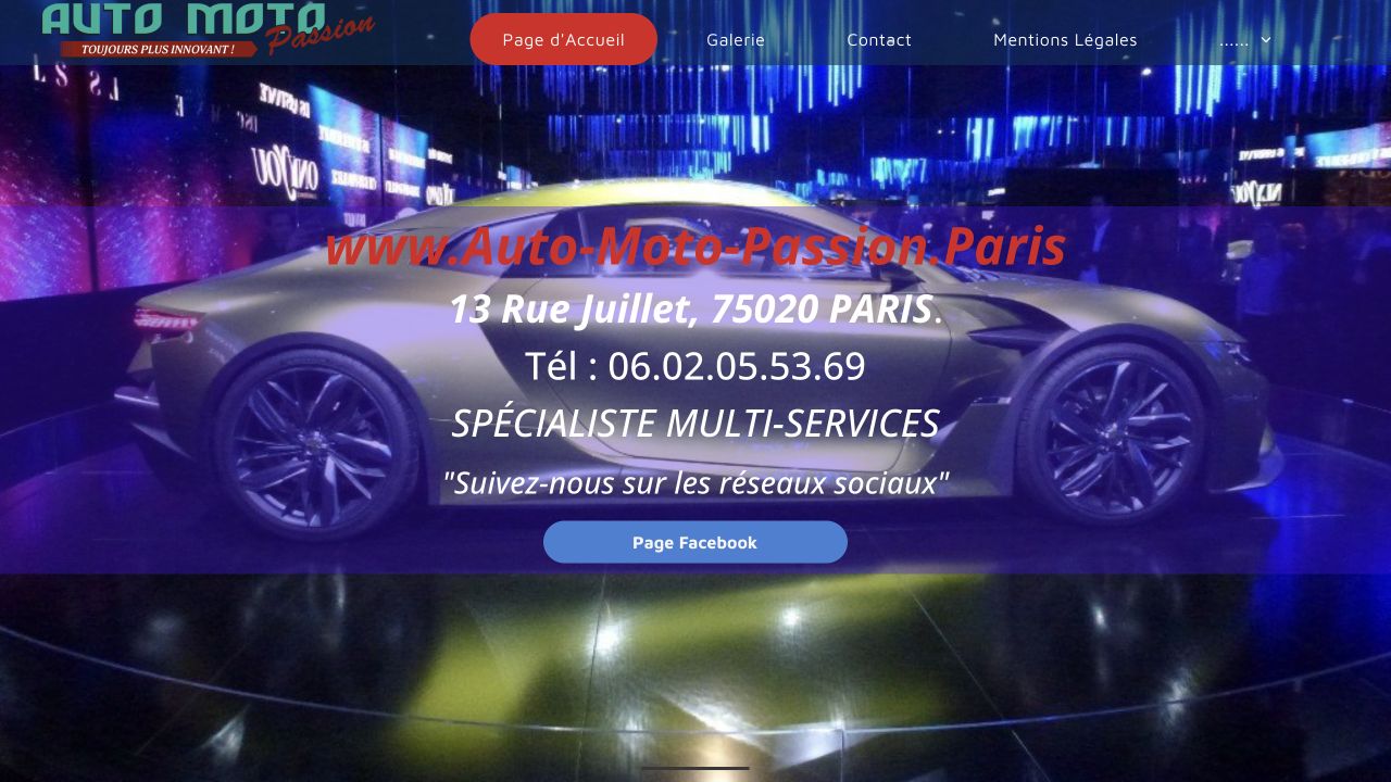 Capture du site de Auto-Moto Passion