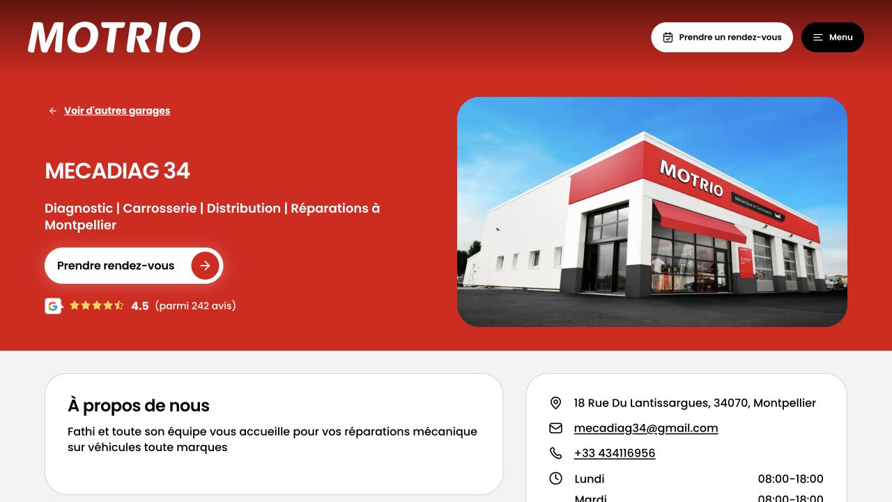 Capture du site de Mecadiag 34