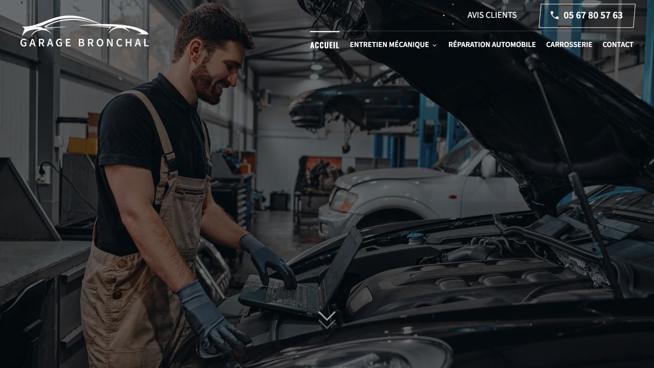 Capture du site de Garage Bronchal